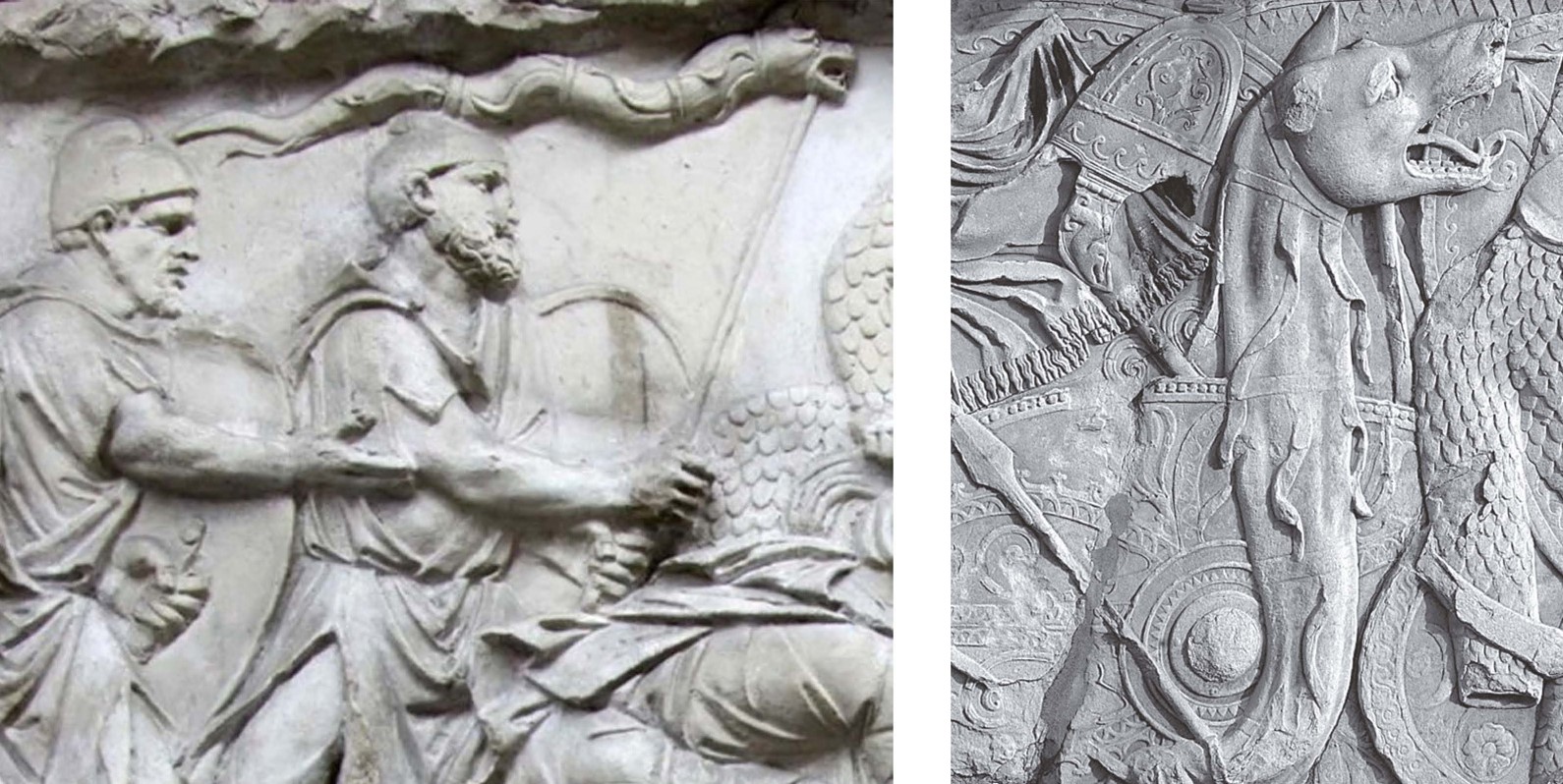 Draco pe Columna lui Traian