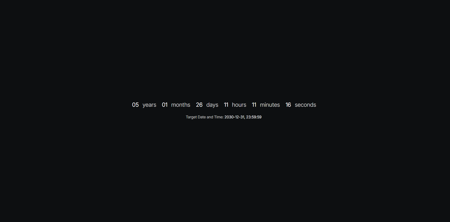 Countdown Component