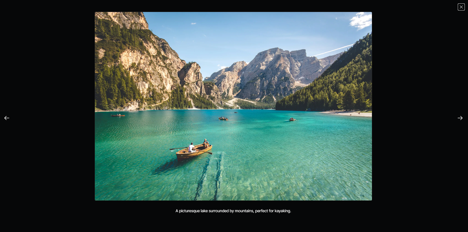 Lightbox Gallery Component