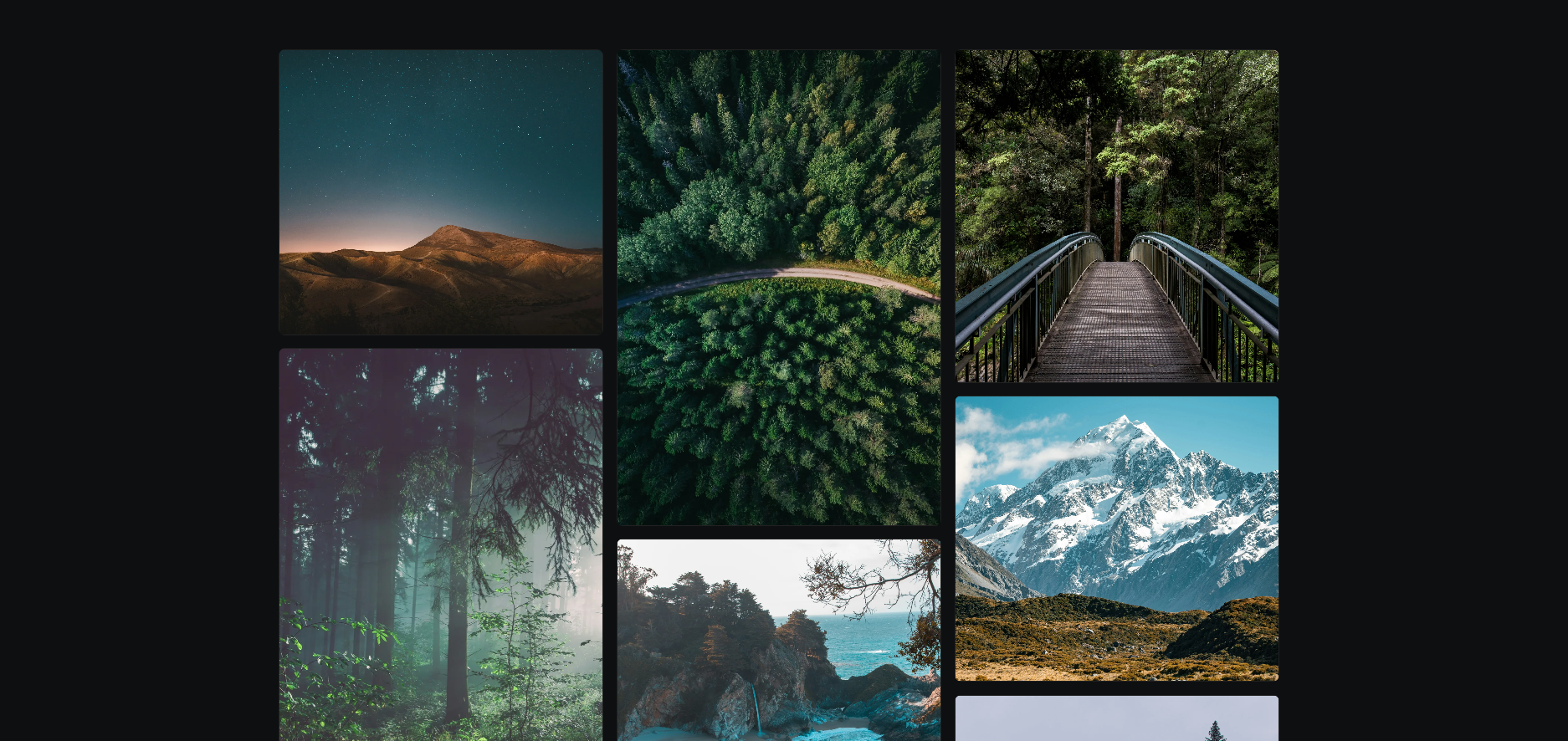 Masonry Grid Component
